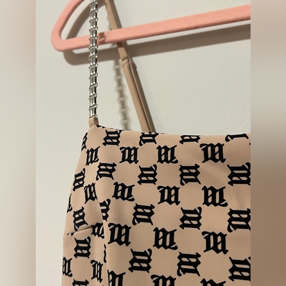 MISBHV Beige Printed Minidress - Picture 3 of 6